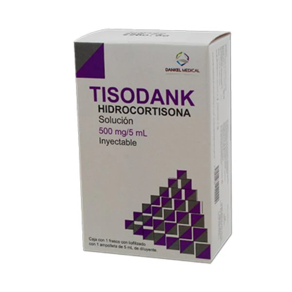 [010M2016] Tisodank solución inyectable 500mg/4ml (Hidrocortisona) C/1