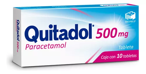 [212M95] Quitadol tabletas 500mg (Paracetamol) C/10
