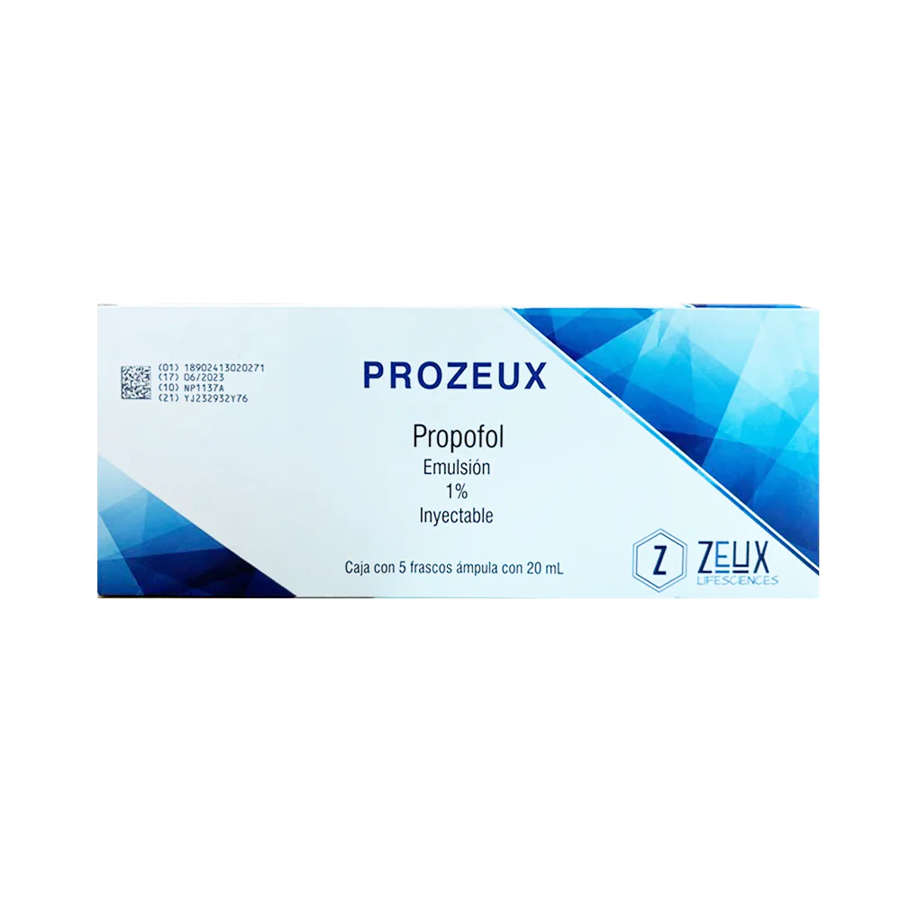[039M2021] Prozeux emulsión inyectable 1% 200mg/20ml (Propofol) C/5