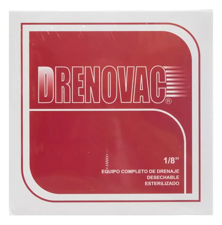 [86710R] Drenovac equipo completo de drenaje 1/8" (rojo) C/1