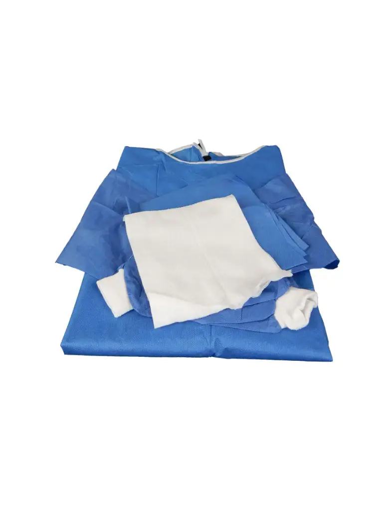 Bata quirúrgica para cirujano estéril c/campo y toalla C/1