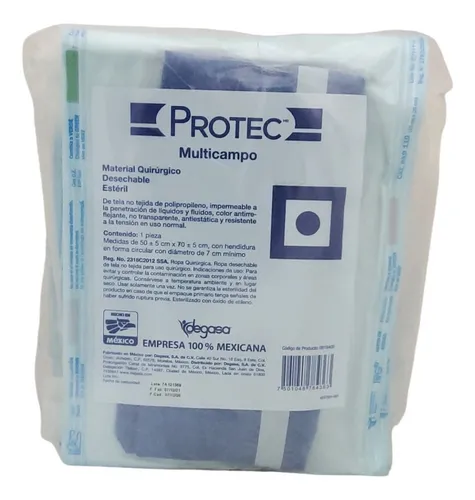 [2316C2012] Multicampo quirúrgico estéril 50x70cm C/5