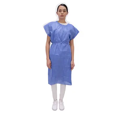 [ES782] Bata para paciente sencilla unitalla 25G C/10