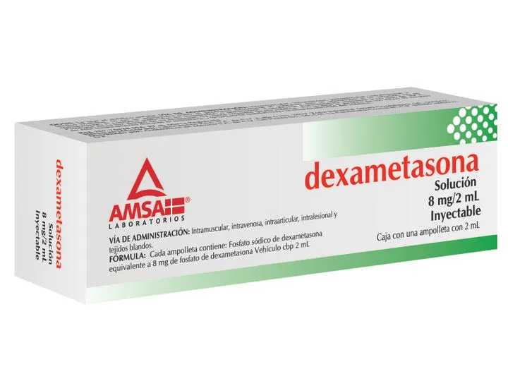 [76138] Dexametasona AMSA solución inyectable 8mg/2ml C/1