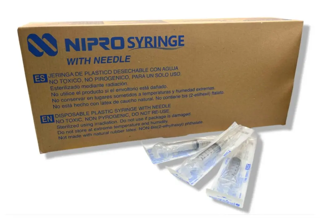 [JD-05L2032] Jeringa 5ml c/aguja 20Gx32mm (normal, amarilla) C/1