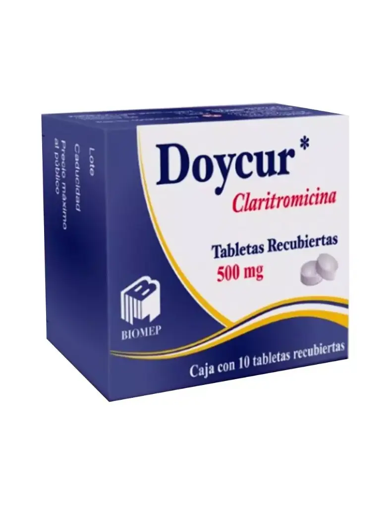 [091M2004-2] Doycur tabletas 500mg (Claritromicina) C/10