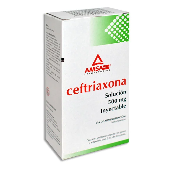 [456M2001-4] Ceftriaxona AMSA I.M. solución inyectable 500mg/2ml C/1