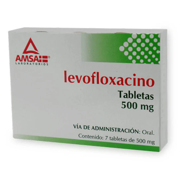 [162M2009] Levofloxacino AMSA tabletas 500mg C/7