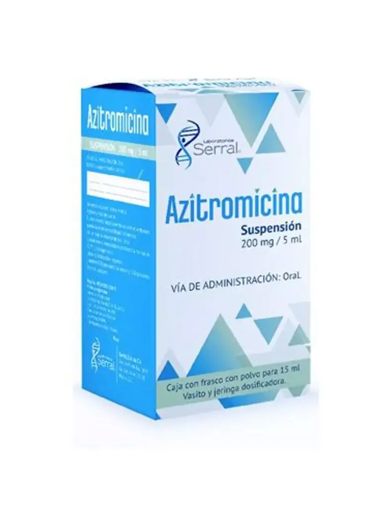 [451M2002] Azitromicina Serral suspensión 200mg/5ml 15ml