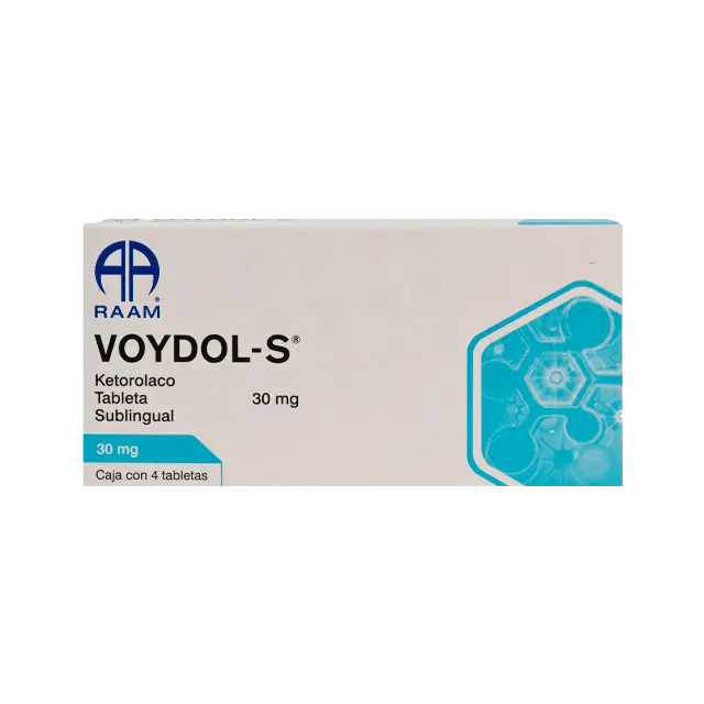[157M2019] Voydol-S tabletas sublingual 30mg (Ketorolaco) C/4