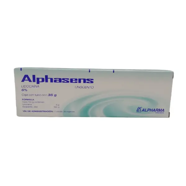 [395M2000-2] Alphasens Alpharma ungüento 5% (Lidocaína) 35g