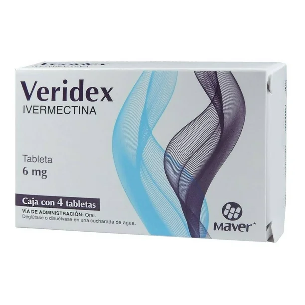 [211M2019] Veridex tabletas 6mg (Ivermectina) C/4