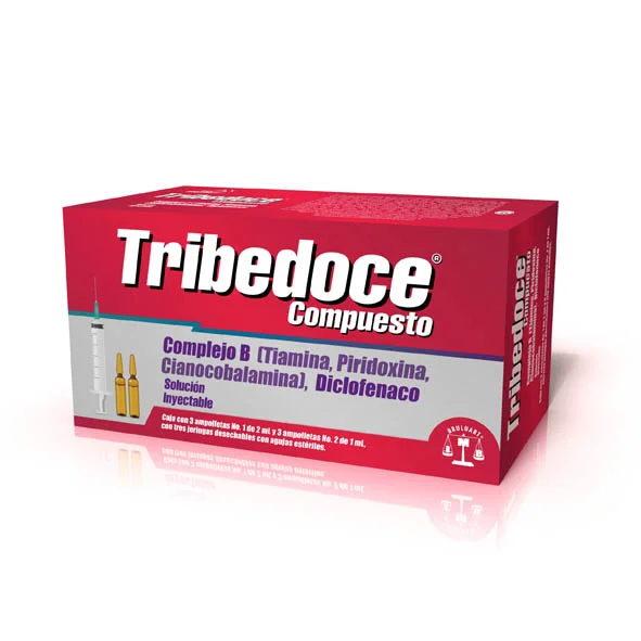 [326M2001] Tribedoce compuesto solución inyectable (Complejo B/Diclofenaco) C/3