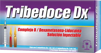 [433M2002] Tribedoce-DX solución inyectable (Complejo B/Dexametasona/Lidocaína) C/6