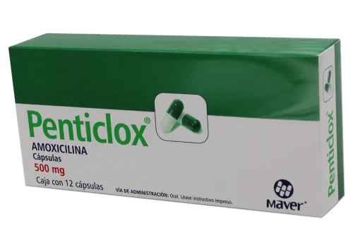 [80065] Penticlox cápsulas 500mg (Amoxicilina) C/12