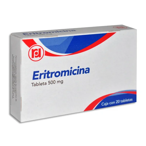 [370M2018] Eritromicina Randall tabletas 500mg C/20
