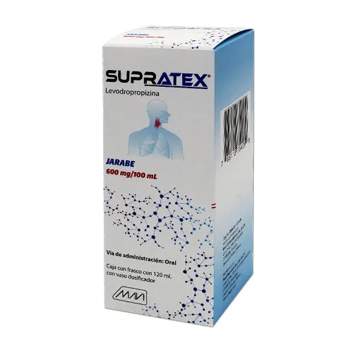 [086M2019] Supratex jarabe 600mg/100ml (Levodropropizina) 120ml