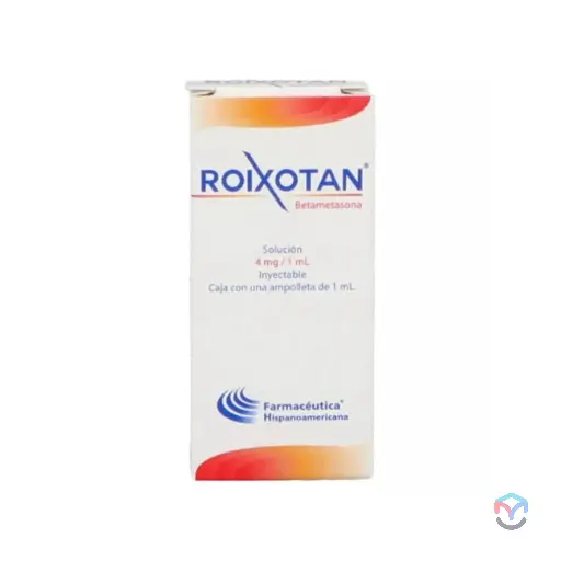 [346M2014] Roixotan solución inyectable 4mg/1ml (Betametasona) C/1