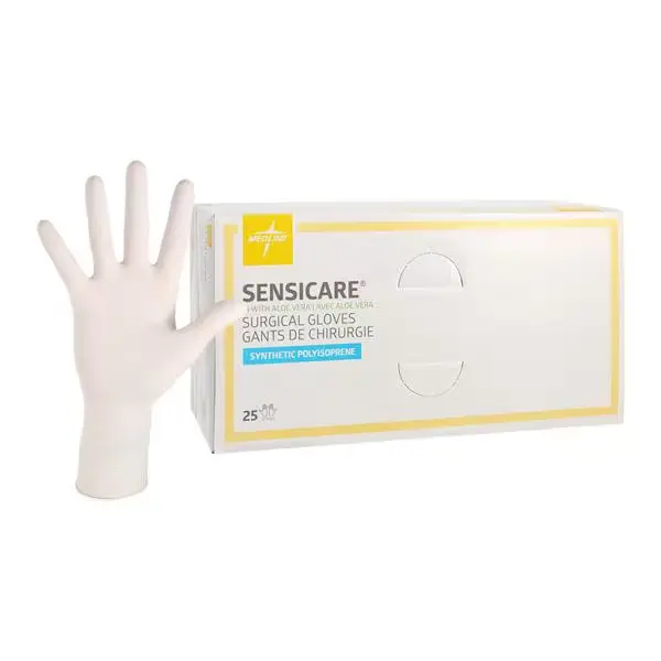 [MSG1075] Sensicare guantes libres de látex para cirugía estéril talla 7.5 C/1 par