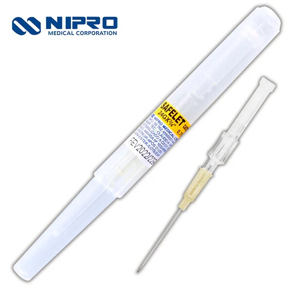 [Cl+2419ISO] Safelet catéter intravenoso 24Gx19mm (amarillo) C/1