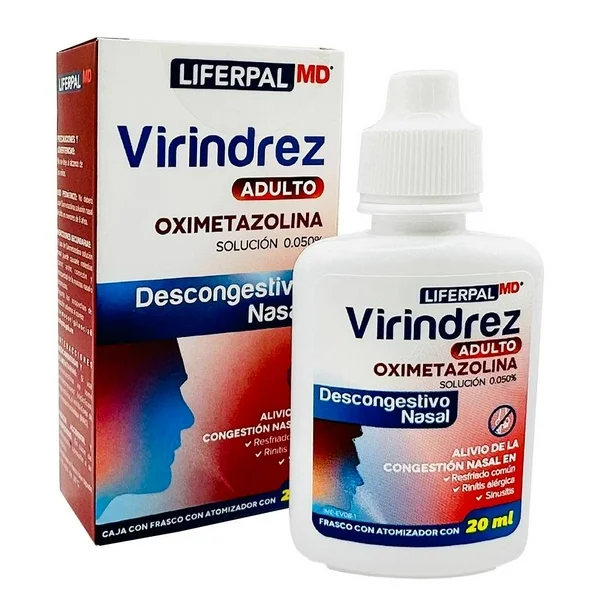 [183M2017] Virindrez solución nasal adulto 0.05% (Oximetazolina) 20ml