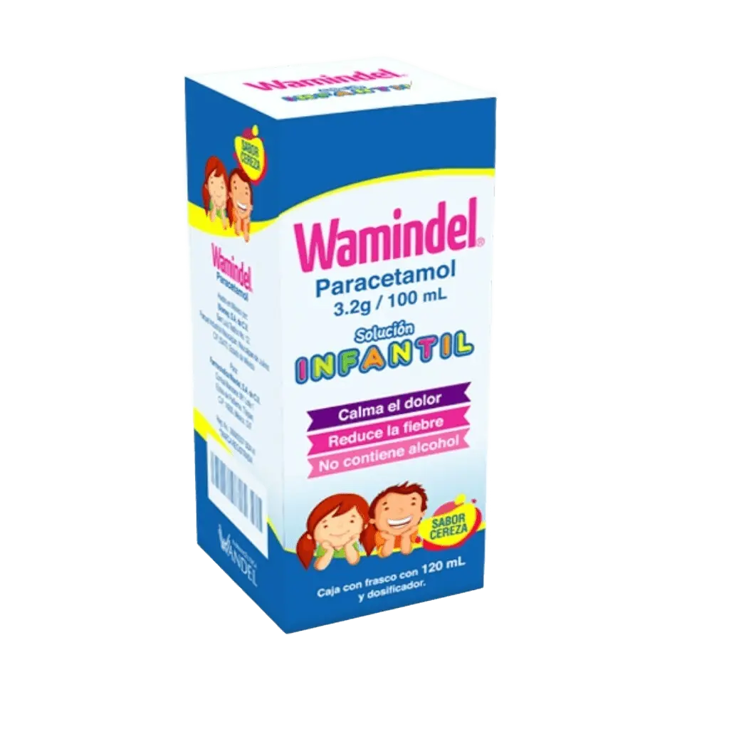 [388M2007] Wamindel solución oral infantil 3.2g/100ml (Paracetamol) 120ml
