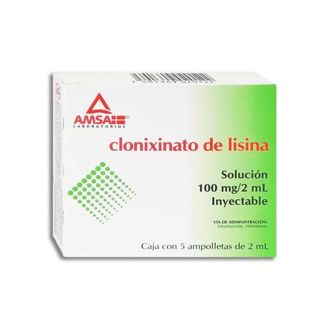 [323M2005] Clonixinato de Lisina AMSA solución inyectable 500mg/2ml C/1 (copia)