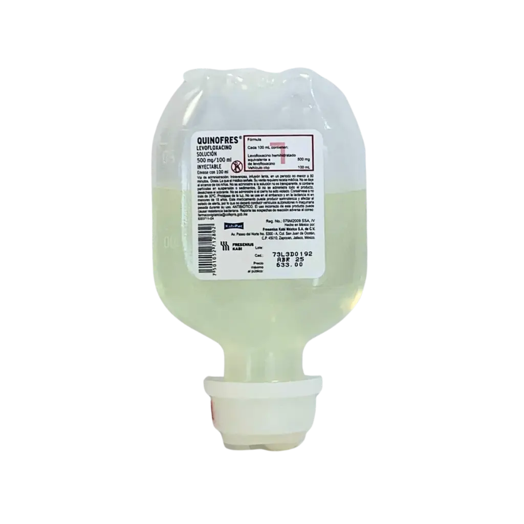 [079M2009] Quinofres solución inyectable 500mg/100ml (Levofloxacino) 100ml
