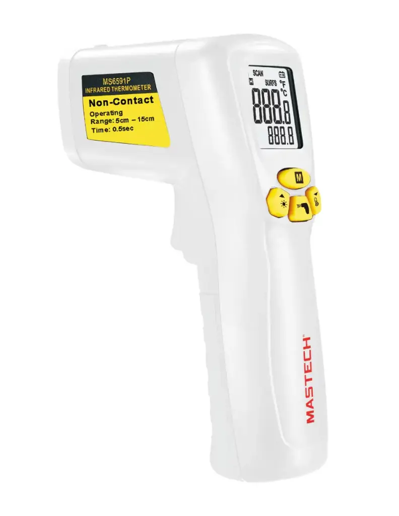 Termómetro infrarrojo s/contacto para uso corporal C/1