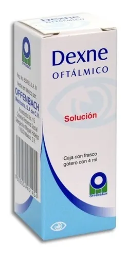 [82343] Dexne Oftálmico solución oftálmica gotero 0.5% 10ml (DEXNE OFTÁLMICO SOL. Fco Gotero 4 ML. 100-500 MG/100 ML. Genérico: Dexametasona + Neomicina (Sol. Oftálmica)