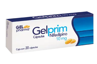 [236M2001] Gelprim cápsulas 10mg (Nifedipino) C/20