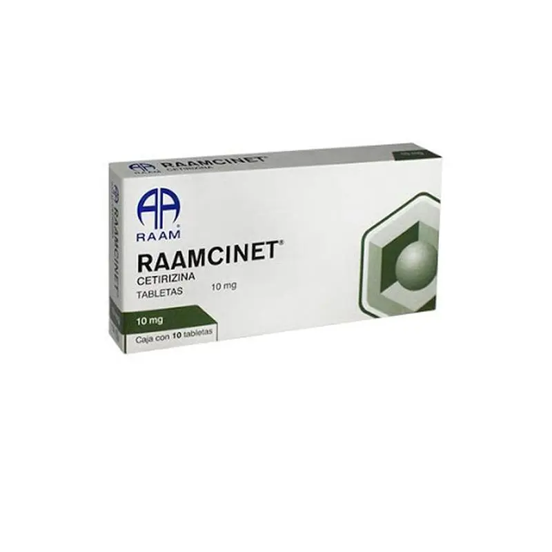 [025M2009] Raamcinet tabletas 10mg (Cetirizina) C/10