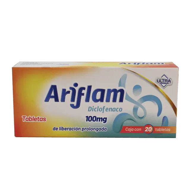 [455M2003-2] Ariflam tabletas 100mg (Diclofenaco) C/20