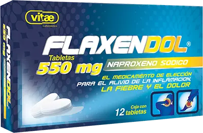 [495M2015] Flaxendol tabletas 550mg (Naproxeno sódico) C/12