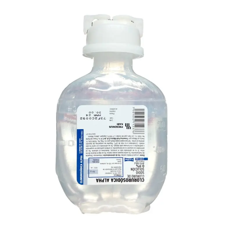 [76395-100] Clorurosódica Alpha solución inyectable al 0.9% 100ml