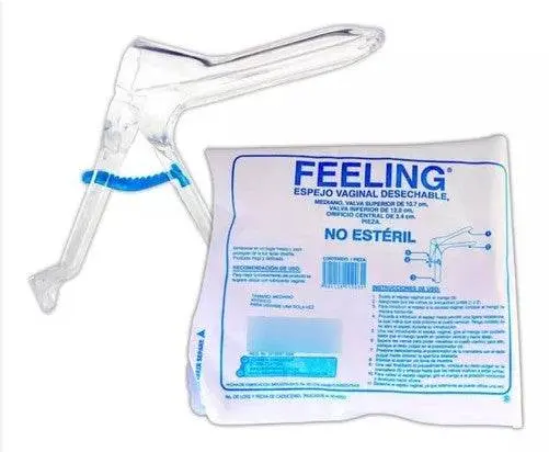 [0212E97] Feeling espejo vaginal desechable no estéril talla mediano (adulto) C/1