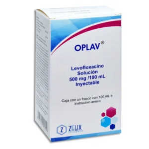 [258M2024] Oplav solución inyectable 500mg/100ml (Levofloxacino) 100ml