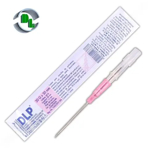 [P20G28-34] Catéter intravenoso 20Gx30mm (rosa) C/1