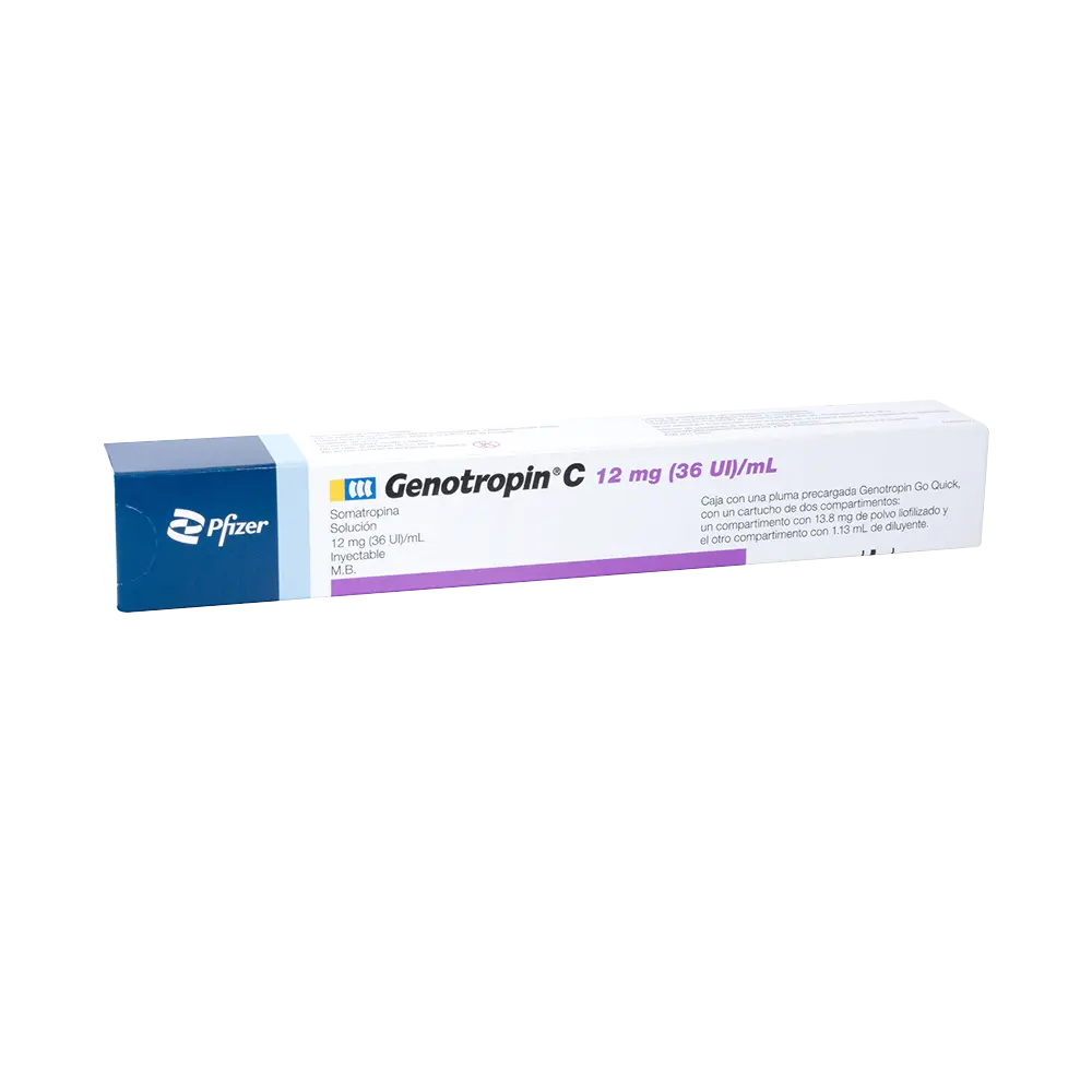 Genotropin C solución inyectable 12mg (36 UI)/ml (Somatropina) C/1