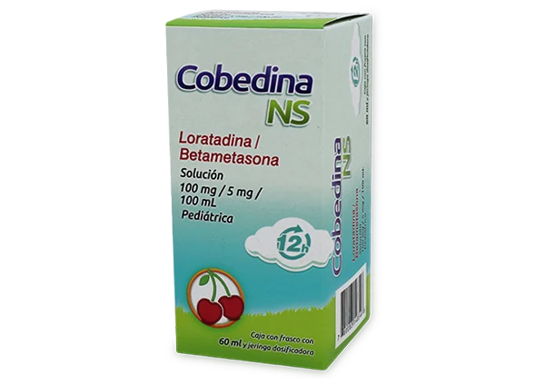 [125M2015] Cobedina NS pediátrica solución oral 100-5mg/100ml (Loratadina/Betametasona) 60ml