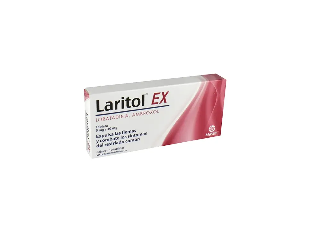 [566M2003] Laritol-EX tabletas 5/30mg (Loratadina/Ambroxol) C/10