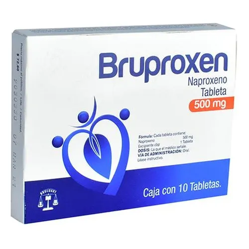 [235M83] Bruproxen tabletas 500mg (Naproxeno) C/10
