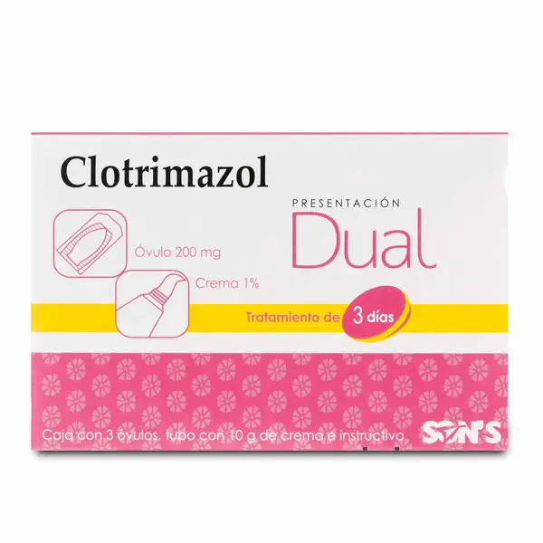 [111M2004/187M98] Clotrimazol Dual Kit (Óvulos y crema)