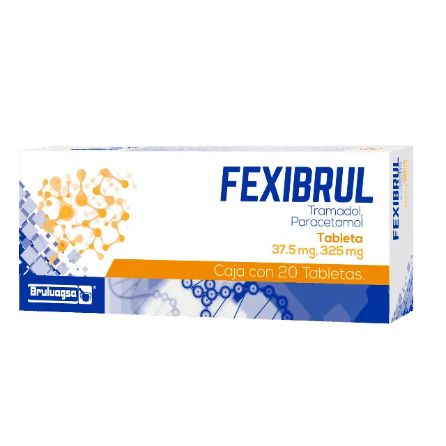 [090M2023] Fexibrul tabletas 37.5/325mg (Tramadol/Paracetamol) C/20