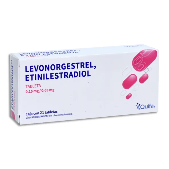 [598M2005] Levonorgestrel/Etinilestradiol tabletas 0.15/0.03mg C/21