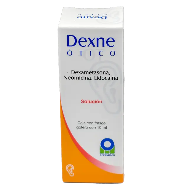 [86398] Dexne Ótico solución gotero 1.0-3.5-15mg/1ml (Dexametasona/Neomicina/Lidocaína) 10ml