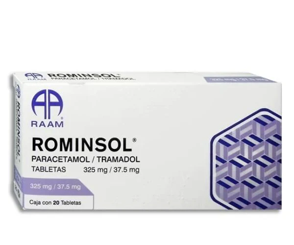 [082M2018] Rominsol tabletas 37.5/325mg (Tramadol/Paracetamol) C/20