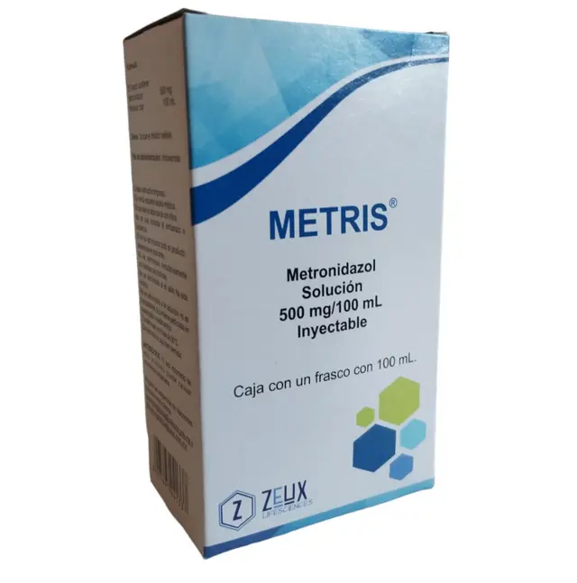 [140M2023] Metris solución inyectable 500mg/100ml (Metronidazol) 100ml