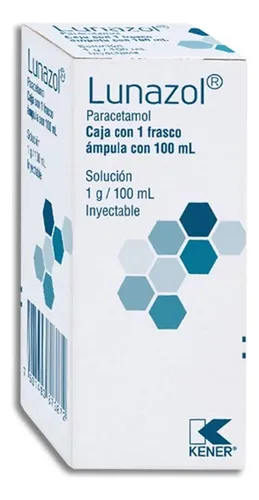 [325M2017] Lunazol solución inyectable 1g/100ml (Paracetamol) C/1