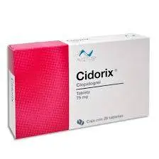[001M2012] Cidorix tabletas 75mg (Clopidogrel) C/14